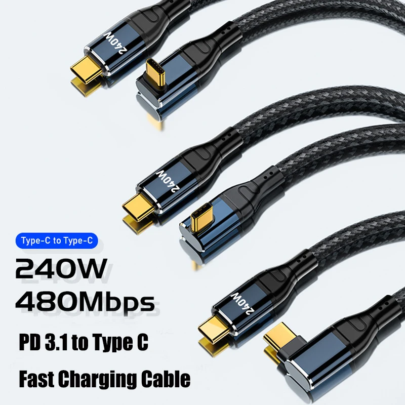PD 240W Type C Fast Charging Cable USB C Cord for PS5 Nintendo Switch Samsung Huawei Xiaomi OPPO Oneplus for MacBook 
PD 240W Type C Fast Charging Cable USB C Cord for PS5 Nintendo Switch Samsung Huawei Xiaomi OPPO Oneplus for MacBook