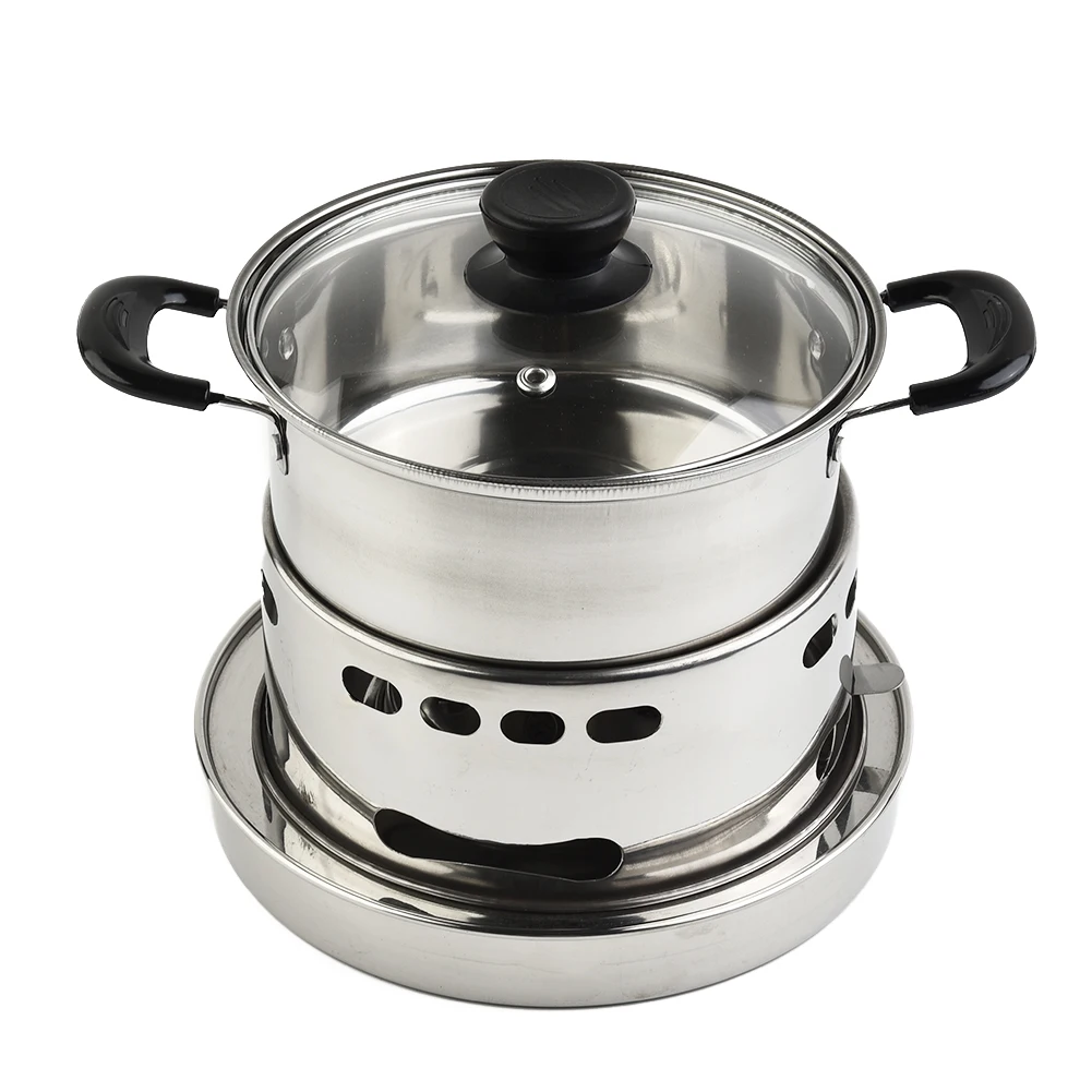 Durable High Quality Practical Chafing Dish Camping Cookware Easy To Carry Stainless Steel 16/18/20cm Adjustable
Durable High Quality Practical Chafing Dish Camping Cookware Easy To Carry Stainless Steel 16/18/20cm Adjustable