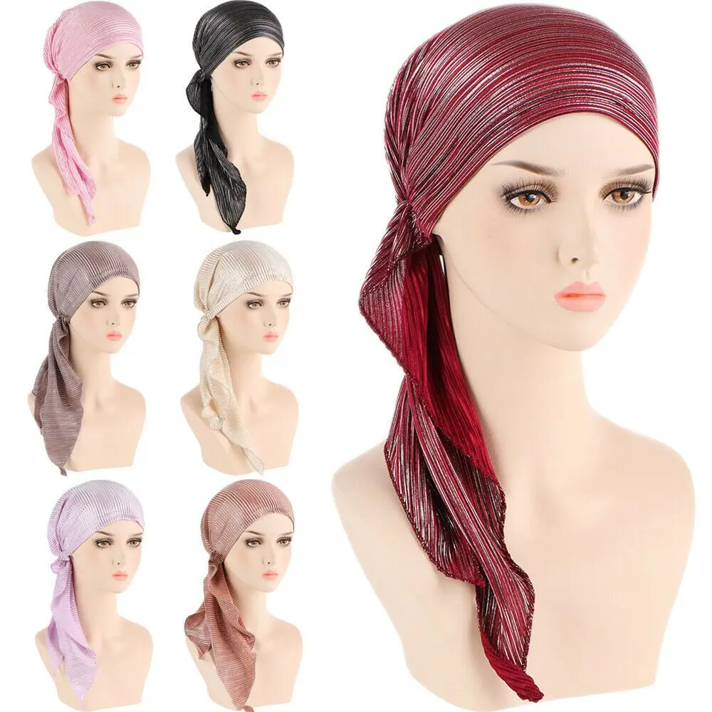 Hair Loss Women Headwear Headscarf Turban Cancer Chemo Cap Muslim Hijab Beanie Cap Pre-Tied Bonnet
Hair Loss Women Headwear Headscarf Turban Cancer Chemo Cap Muslim Hijab Beanie Cap Pre-Tied Bonnet