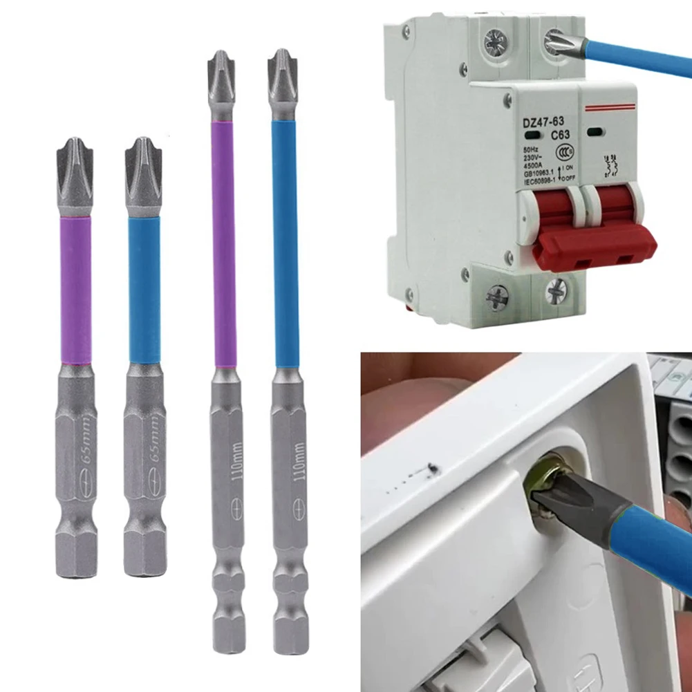 Slotted Cross Screwdriver Special Use For Socket Switch Workshop Equipment 4PC 65/110mm Electrician Bits Newest
Slotted Cross Screwdriver Special Use For Socket Switch Workshop Equipment 4PC 65/110mm Electrician Bits Newest