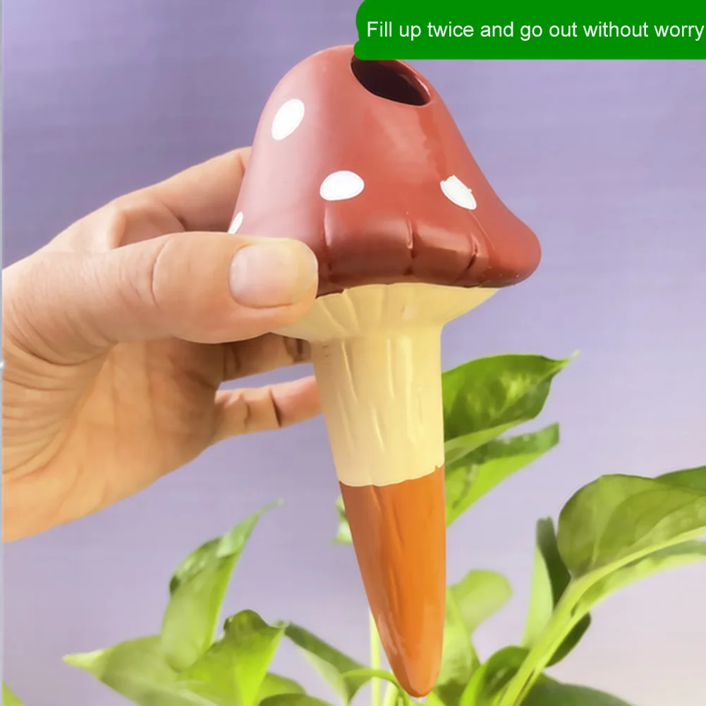 Mushroom Terracotta Watering Spikes | Automatic Plant Watering Devices Drip Irrigation System For Garden Flower Plants
Mushroom Terracotta Watering Spikes | Automatic Plant Watering Devices Drip Irrigation System For Garden Flower Plants