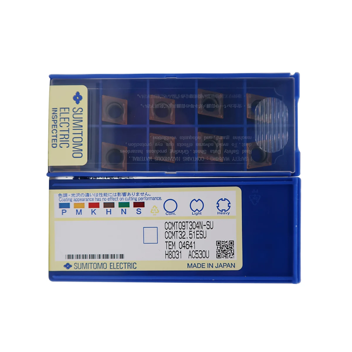 SUMITOMO 100% Original CCMT CCMT120408N CCMT120404N CCMT09T308N CCMT080304N CCMT060204N SU AC530U Carbide Turning Inserts
SUMITOMO 100% Original CCMT CCMT120408N CCMT120404N CCMT09T308N CCMT080304N CCMT060204N SU AC530U Carbide Turning Inserts