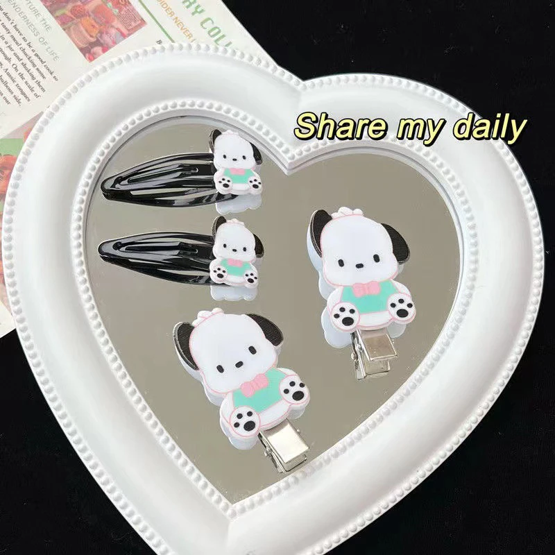 2Pcs Kawaii Anime Pochacco Cartoon Hair Clips Basic Simple BB Clips Girls Headwear Hairpin Hair Accessories For Girls Toy Gift
2Pcs Kawaii Anime Pochacco Cartoon Hair Clips Basic Simple BB Clips Girls Headwear Hairpin Hair Accessories For Girls Toy Gift