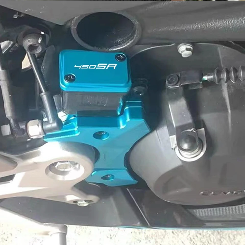 CNC Alumiunm Rear Brake Clutch Fluid Reservoir Cover Cap For CFMOTO CF MOTO 450SR 450 SR 2022 2023 2024 Motorcycle Accessories 
CNC Alumiunm Rear Brake Clutch Fluid Reservoir Cover Cap For CFMOTO CF MOTO 450SR 450 SR 2022 2023 2024 Motorcycle Accessories