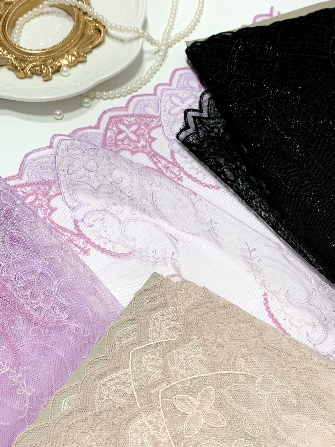13Meters Bilateral Embroidered Lace Trim Black Clothes Accessoriesy Lingerie Bra Underwear Doll's Dress Sewing DIY 13Yar
13Meters Bilateral Embroidered Lace Trim Black Clothes Accessoriesy Lingerie Bra Underwear Doll's Dress Sewing DIY 13Yar