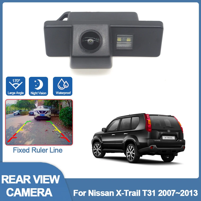 

HD CCD 1080*720 Fisheye 170 Degree Car Reversing Rear View Camera For Nissan X-Trail t31 2007 2008 2009 2010 2011 2012 2013