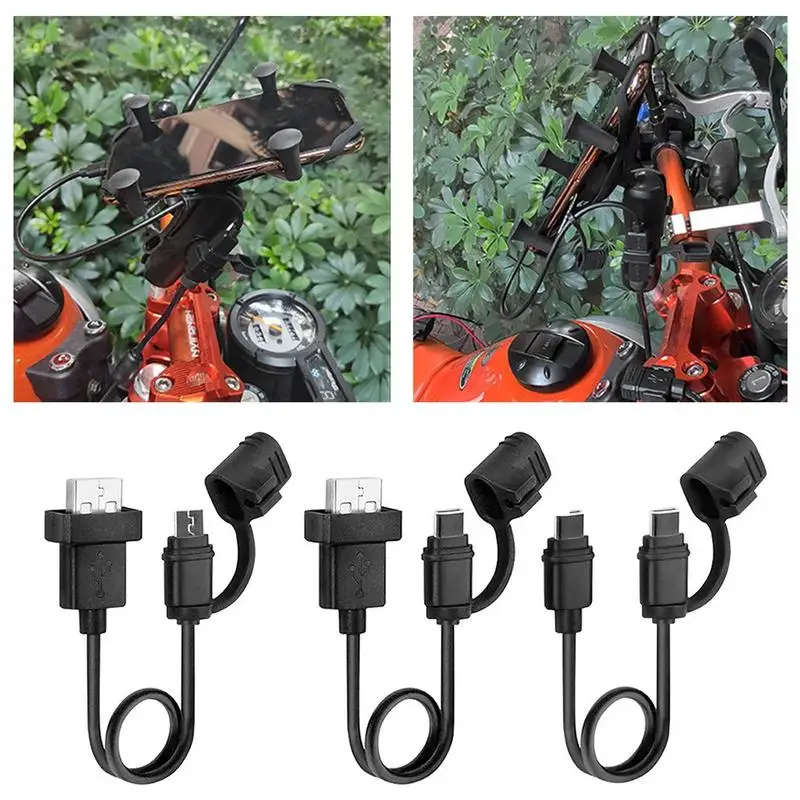 Motorcycle USB Cable Short Cable Power Saving Waterproof Universal Dual USB Charging Cords Protective USB Cable Motorcycle
Motorcycle USB Cable Short Cable Power Saving Waterproof Universal Dual USB Charging Cords Protective USB Cable Motorcycle