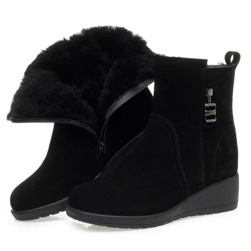 ZXRYXGS Frosted Cowhide Winter Snow Boots 2023 Large Size Warm Inside Plush Wool Boots Cotton Boots Fashion Elegant Women Boots
ZXRYXGS Frosted Cowhide Winter Snow Boots 2023 Large Size Warm Inside Plush Wool Boots Cotton Boots Fashion Elegant Women Boots