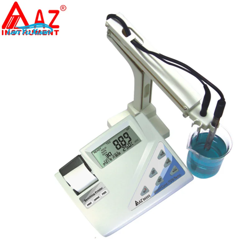 AZ86555 PH Conductivity Tester Meter With Salinometer Price TDS Print Testing Instrument Tool
AZ86555 PH Conductivity Tester Meter With Salinometer Price TDS Print Testing Instrument Tool