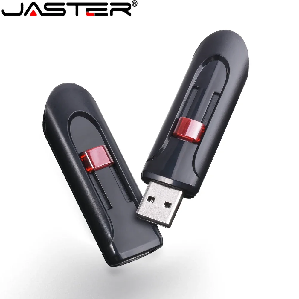 

JASTER New Waterproof Memory Stick Pendrive 128GB High Speed Micro USB 2.0 64GB Black Flash Drive 32GB 16GB Senior Business Gift