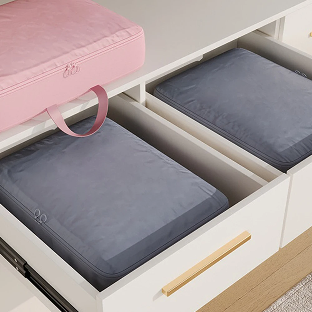 Compression Packing Cubes for Travel Wardrobe Clothes Compression Storage Bags Portable Luggage Storage Cases Drawer Bags
Compression Packing Cubes for Travel Wardrobe Clothes Compression Storage Bags Portable Luggage Storage Cases Drawer Bags
