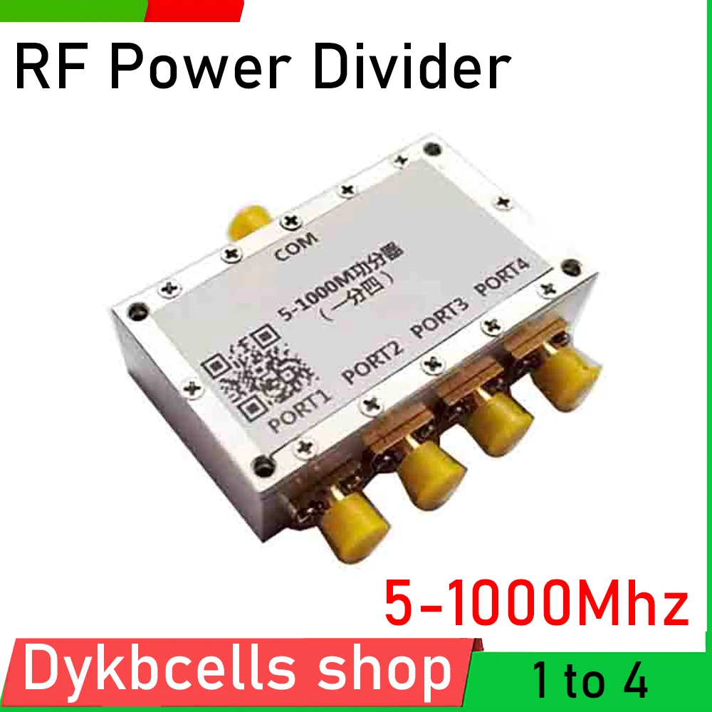 5-1000Mhz Power Divider RF Power Splitter 1-4 Power Divider Combiner UHF VHF 433M Transmitter Ham Radio Amplifier
5-1000Mhz Power Divider RF Power Splitter 1-4 Power Divider Combiner UHF VHF 433M Transmitter Ham Radio Amplifier