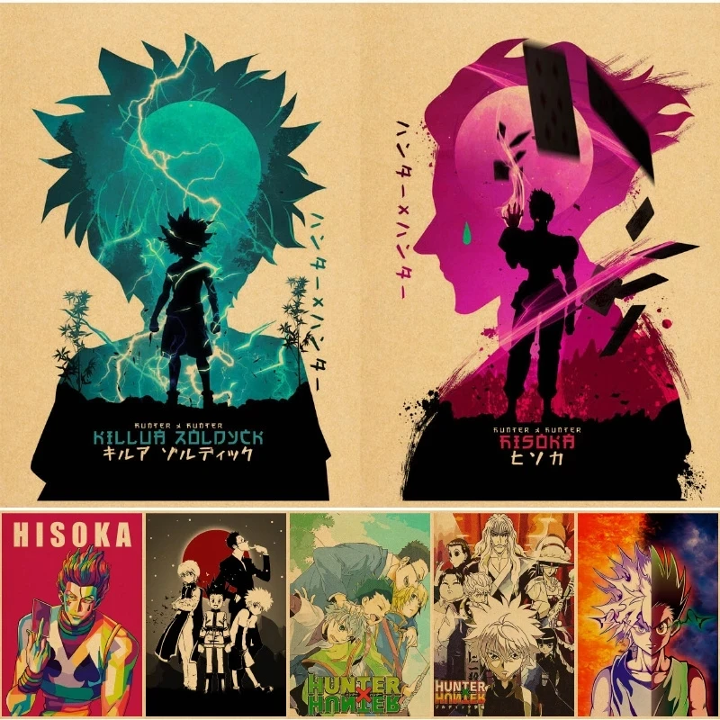 Japanese Anime Kraft Paper Wall Art Picture Hunter X Hunter Poster Painting Vintage Mural Living Room Bedroom Home Decor Cudros
Japanese Anime Kraft Paper Wall Art Picture Hunter X Hunter Poster Painting Vintage Mural Living Room Bedroom Home Decor Cudros