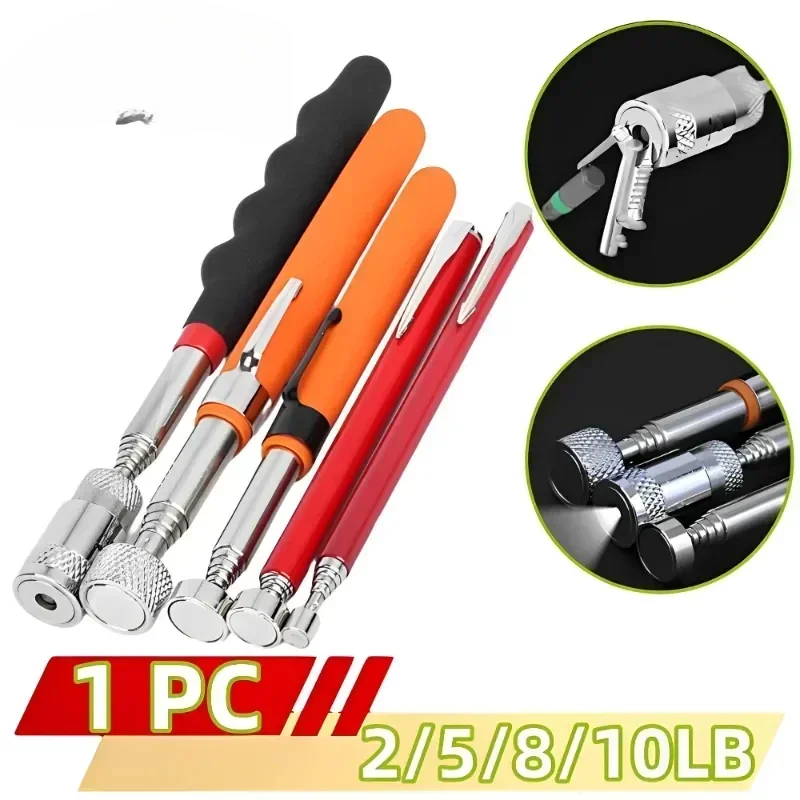 Telescopic Magnetic Pen Metalworking Handy Tool Magnet Capacity for Picking Up Nut Bolt Adjustable Pickup Rod Stick Mini Pen
Telescopic Magnetic Pen Metalworking Handy Tool Magnet Capacity for Picking Up Nut Bolt Adjustable Pickup Rod Stick Mini Pen