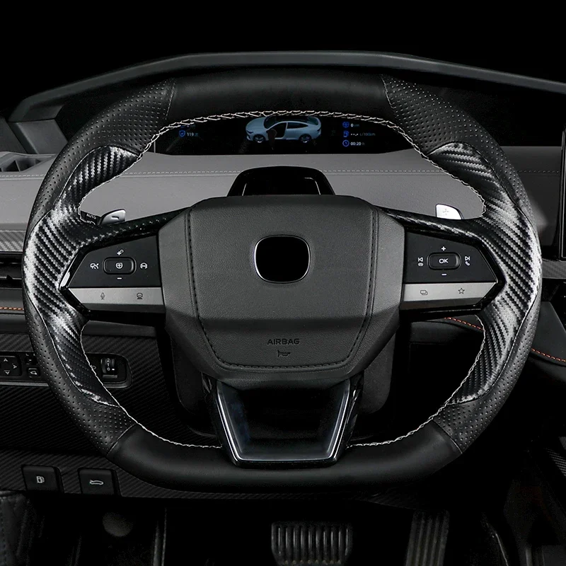Чехол из углеродного волокна для Changan Cs55 Plus Uni-v Uni-k 2020 2021 2022 2023 2024, кожаные аксессуары
Чехол из углеродного волокна для Changan Cs55 Plus Uni-v Uni-k 2020 2021 2022 2023 2024, кожаные аксессуары