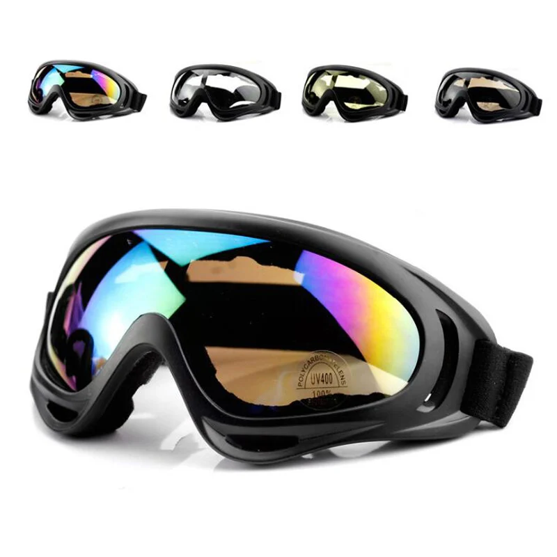 

Motorcycle Glasses Anti Glare Bike Motocross Sunglasses Sports Ski Goggles Windproof Dustproof UV Protective Gears Accessories