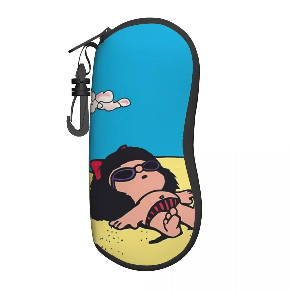 Mafalda On The Beach Glasses Case Portable Zipper Kawaii Eyewear Protector Ins Eyewear Container
Mafalda On The Beach Glasses Case Portable Zipper Kawaii Eyewear Protector Ins Eyewear Container