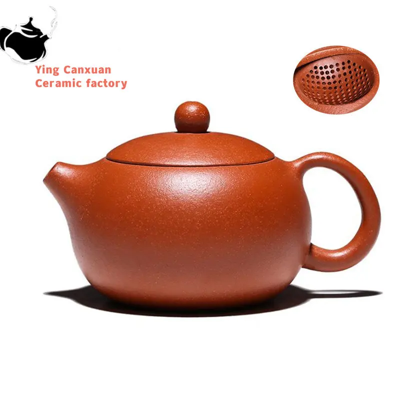 

190ml Authentic Yixing Purple Clay Teapot Master Handmade Ball Hole Filter Xi Shi Tea Pot Beauty Kettle Chinese Zisha Tea Set