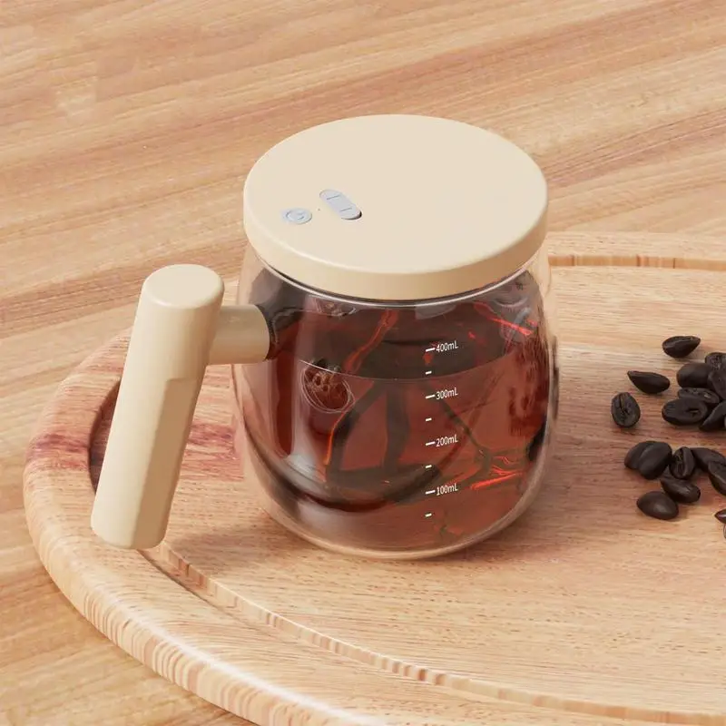 

Самоперемешивающаяся кофейная чашка 400 мл электрические приборы для перемешивания кружка электрическая миксер кружка для кофе чая молока не подвергающаяся коррозии умный термомиксер