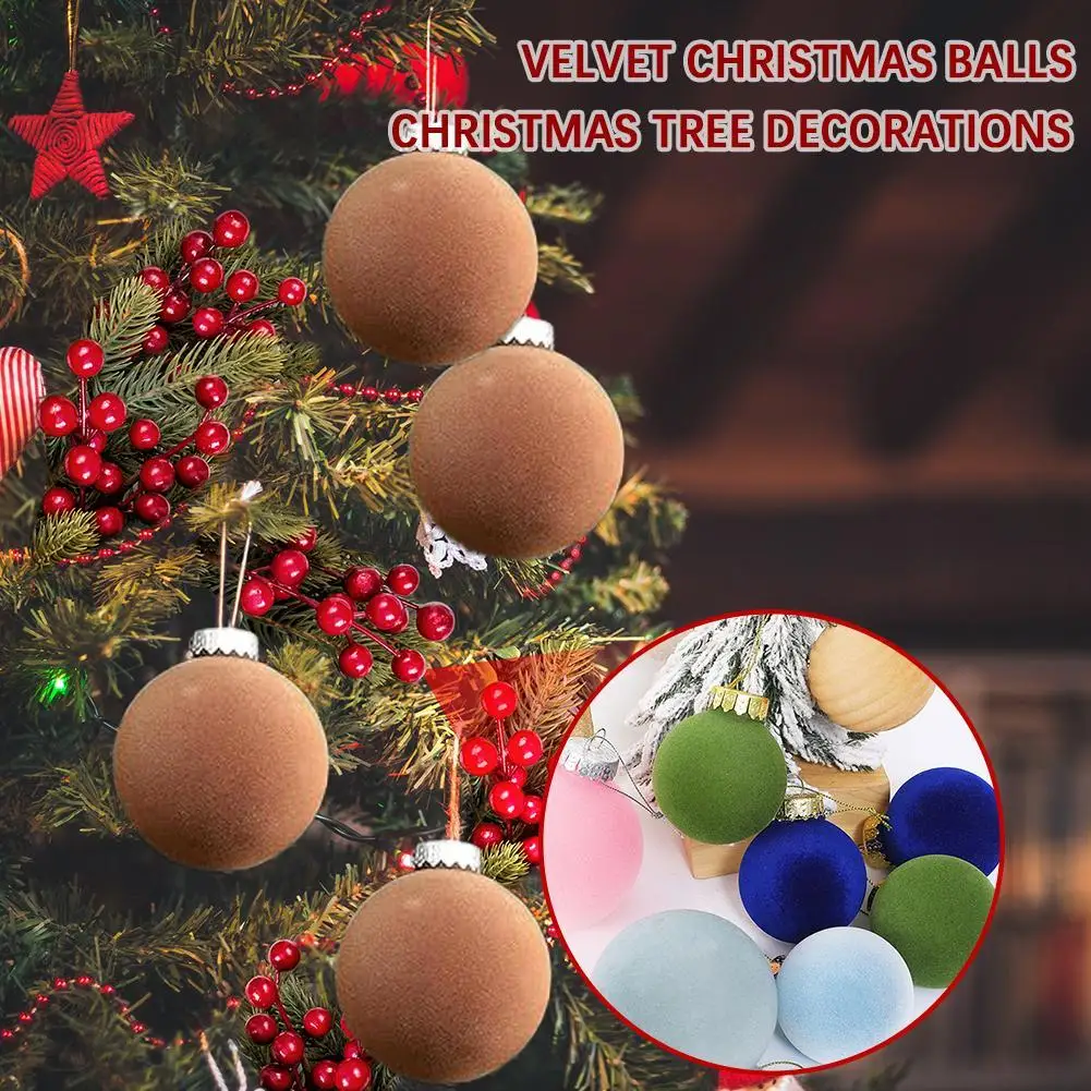 12Pcs 6cm Velvet Christmas Ball Pendant Christmas Decoration Ball Gift Box Christmas Holiday Decoration Pendant Christmas Ball
12Pcs 6cm Velvet Christmas Ball Pendant Christmas Decoration Ball Gift Box Christmas Holiday Decoration Pendant Christmas Ball