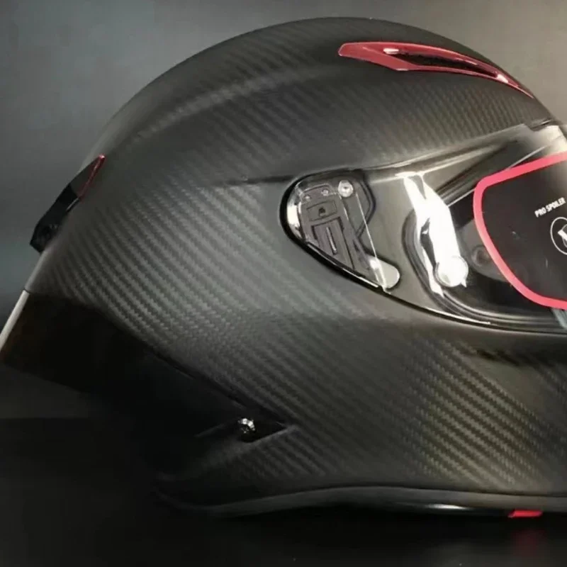 

Full Face Helmet Motocross Carbon Fibre Racing Capacete Single Nail High End Configuration Visor Motorcycle Equipments Helmets