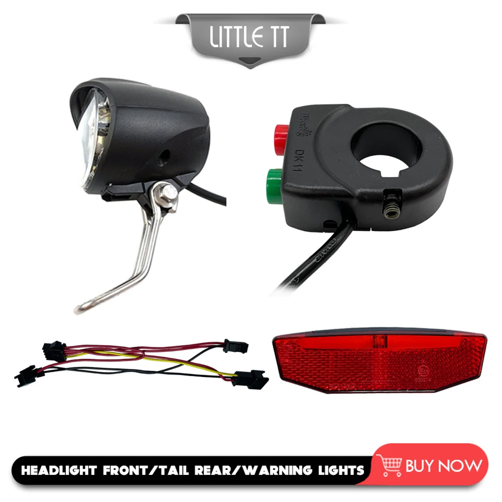 Universal Electric Bike Front And Ebike Rear Light Set Input 12V 24V 48V 60V Built-in Speaker E-Bike Headlight And Tail Light
Universal Electric Bike Front And Ebike Rear Light Set Input 12V 24V 48V 60V Built-in Speaker E-Bike Headlight And Tail Light