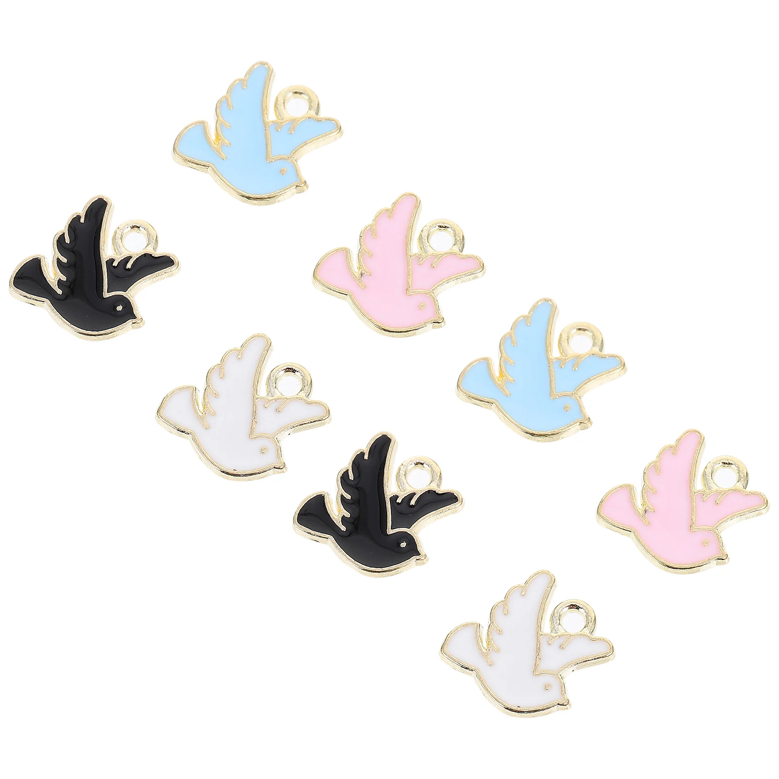 Charm Bracelets Bead Bracelet Metal Bird Charms Diy Charms Pendant Crafting Jewelry Making Accessory White Black Blue Pink 
Charm Bracelets Bead Bracelet Metal Bird Charms Diy Charms Pendant Crafting Jewelry Making Accessory White Black Blue Pink