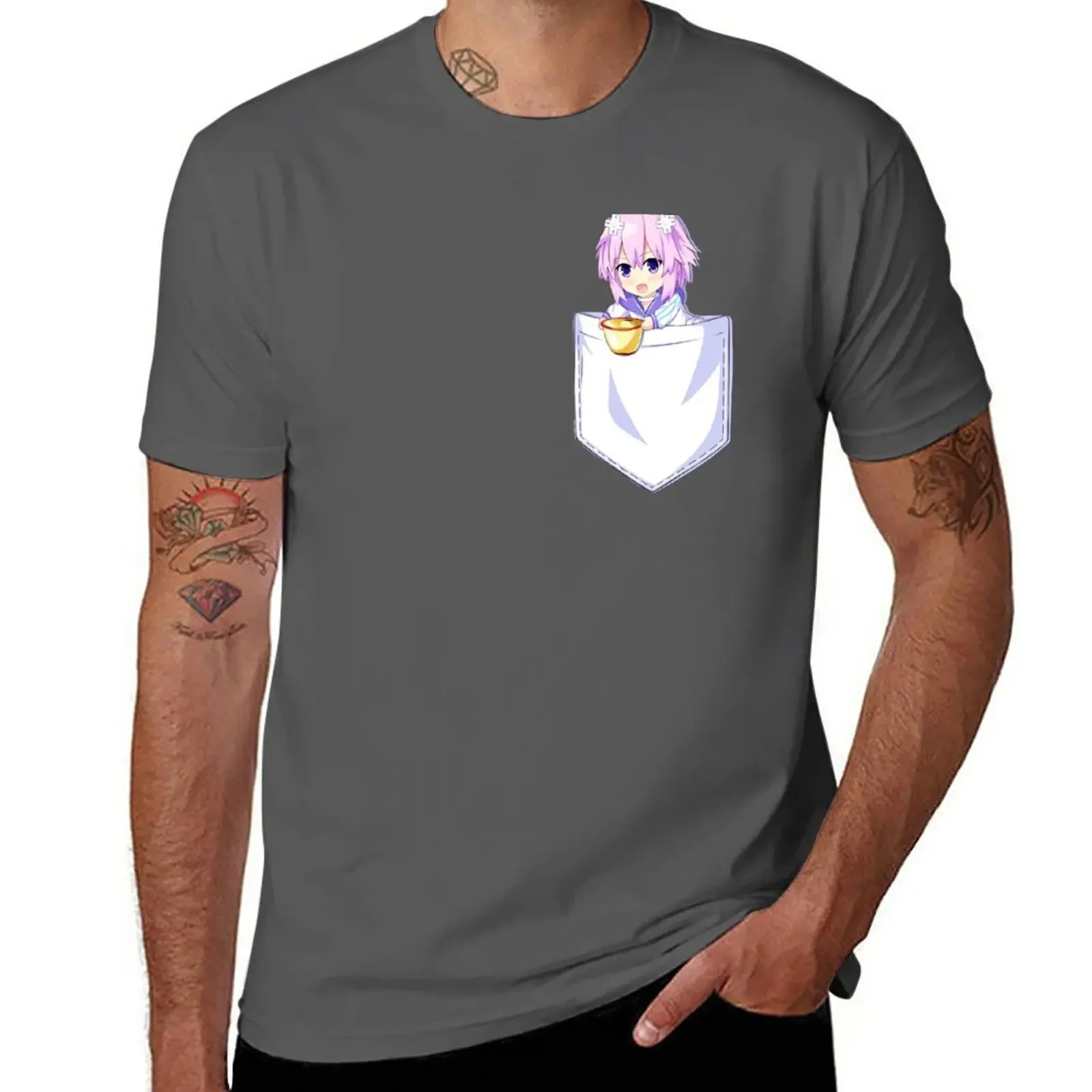 Chibi Nep Pocket T-Shirt plus size tops boys whites plus sizes new edition plain black t shirts men 
Chibi Nep Pocket T-Shirt plus size tops boys whites plus sizes new edition plain black t shirts men