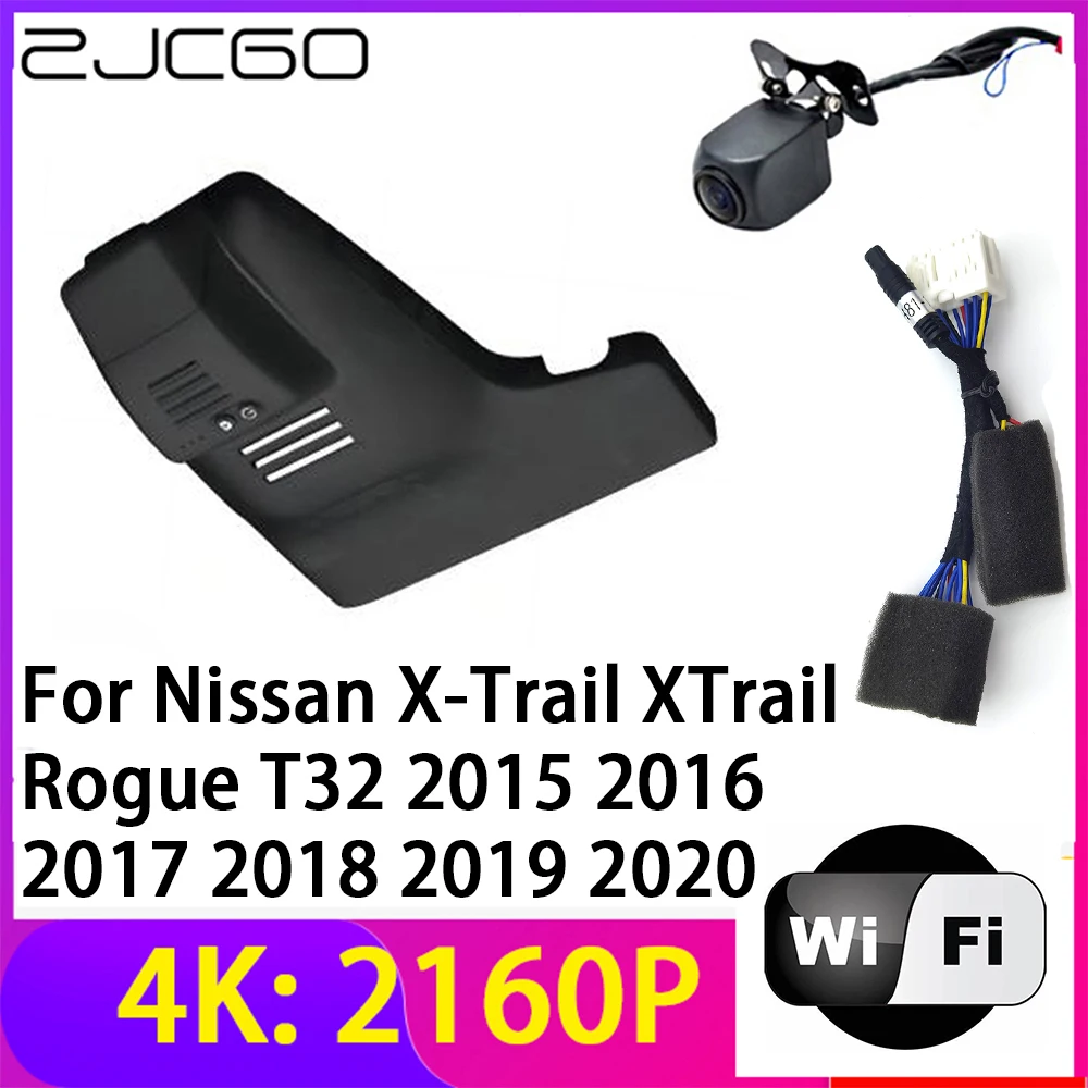 ZJCGO 4K 2160P Dash Cam Car DVR Camera 2 Lens Recorder Wifi Night Vision for Nissan X-Trail XTrail Rogue T32 2015~2020
ZJCGO 4K 2160P Dash Cam Car DVR Camera 2 Lens Recorder Wifi Night Vision for Nissan X-Trail XTrail Rogue T32 2015~2020
