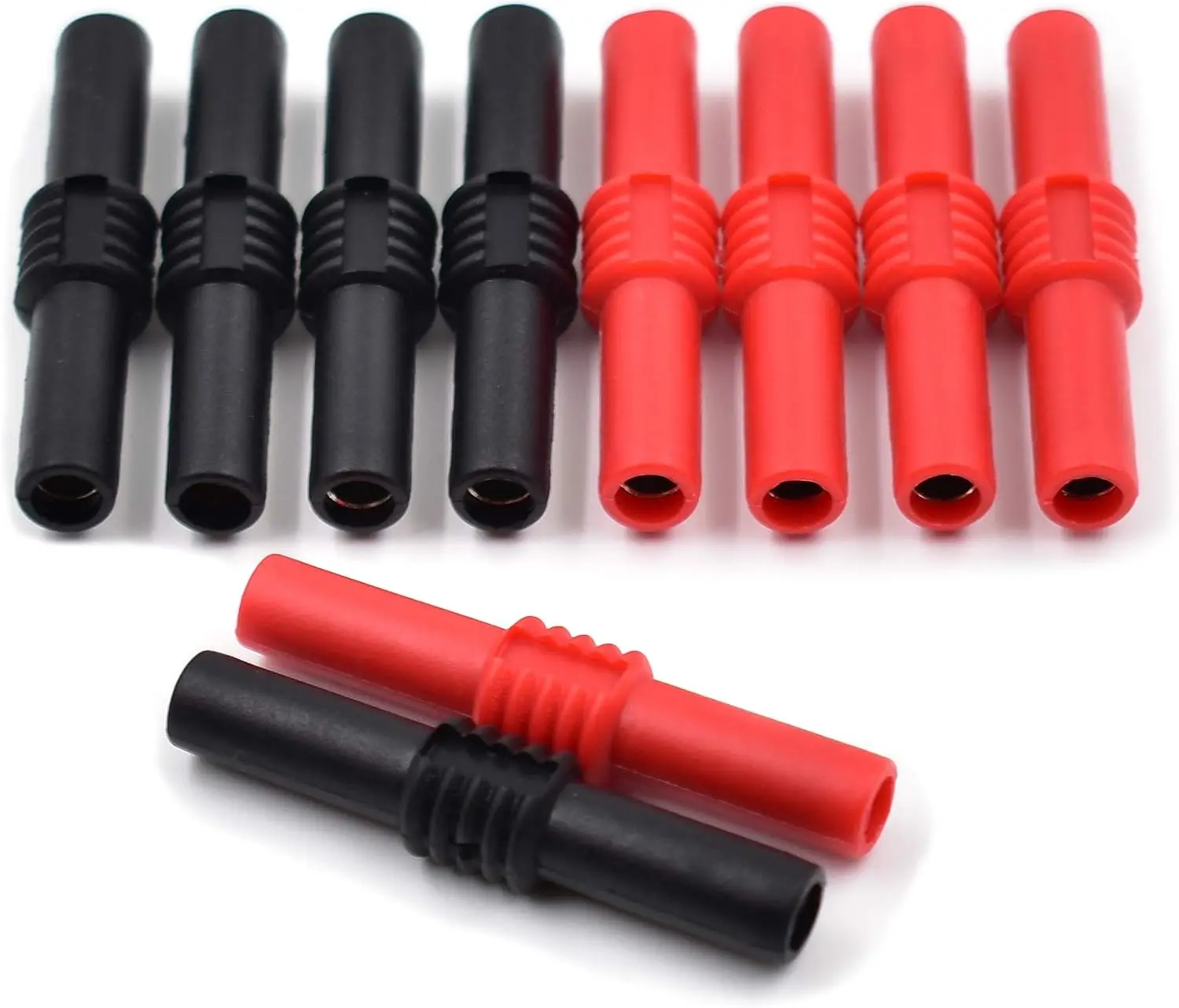 10Pcs Insulated 4mm Banana Plug Coupler Female to Female Banana Socket Jack Connectors for 4mm Banana Plug Extension Adapters
10Pcs Insulated 4mm Banana Plug Coupler Female to Female Banana Socket Jack Connectors for 4mm Banana Plug Extension Adapters