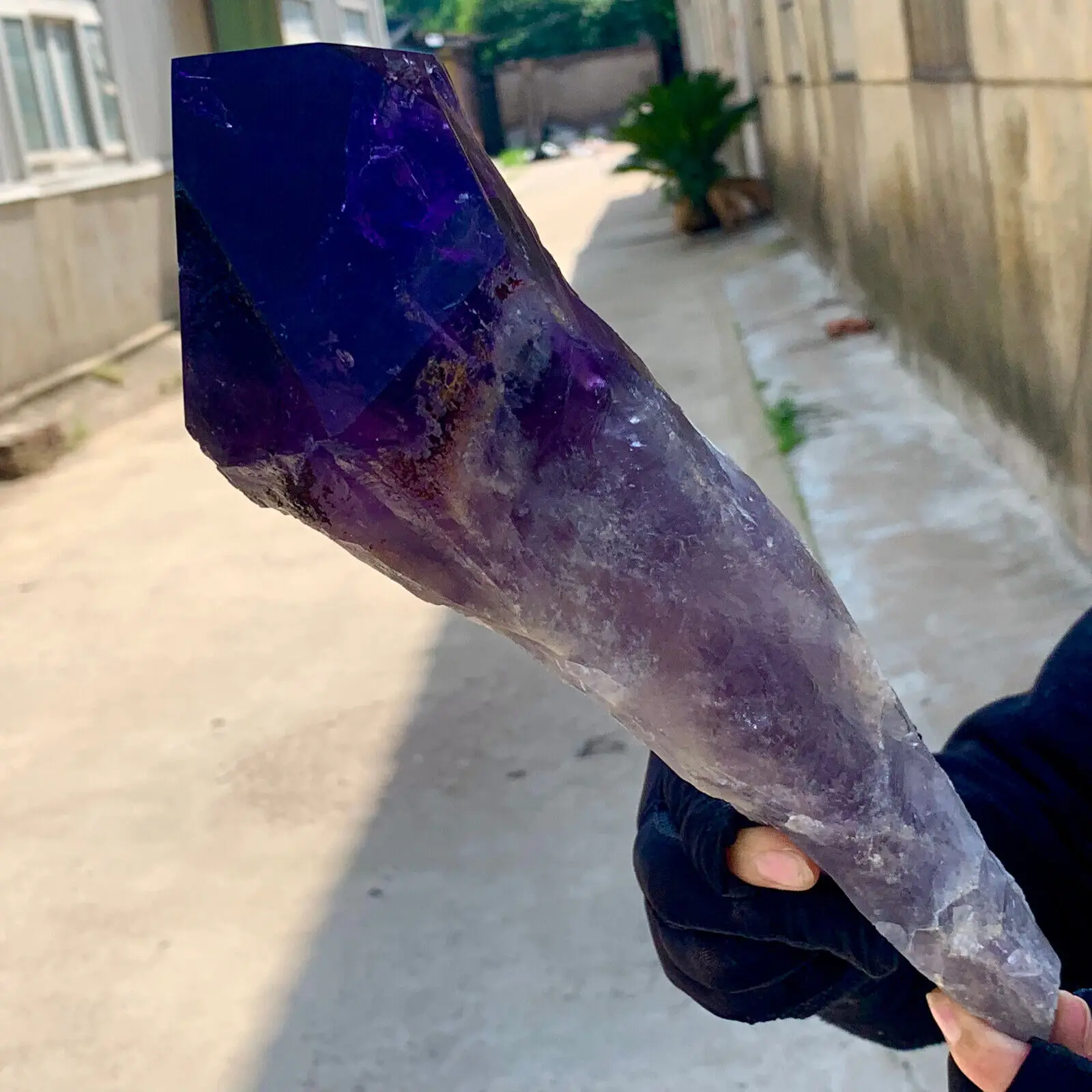 The Natural Undeveloped Rough Purple Crystal Stone Is A Reiki Wand Energy Crystal Specimen Mineral
The Natural Undeveloped Rough Purple Crystal Stone Is A Reiki Wand Energy Crystal Specimen Mineral