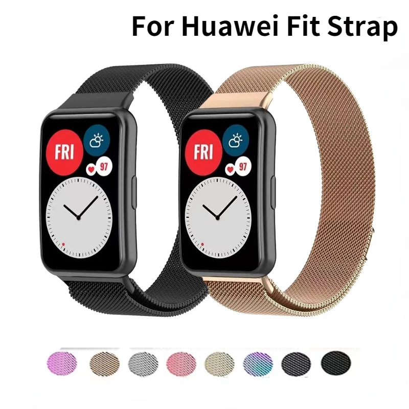 Magnetic Loop Band For Huawei Watch Fit Original metal stainless steel smart bracelet wristband correa for huawei fit watch belt
Magnetic Loop Band For Huawei Watch Fit Original metal stainless steel smart bracelet wristband correa for huawei fit watch belt