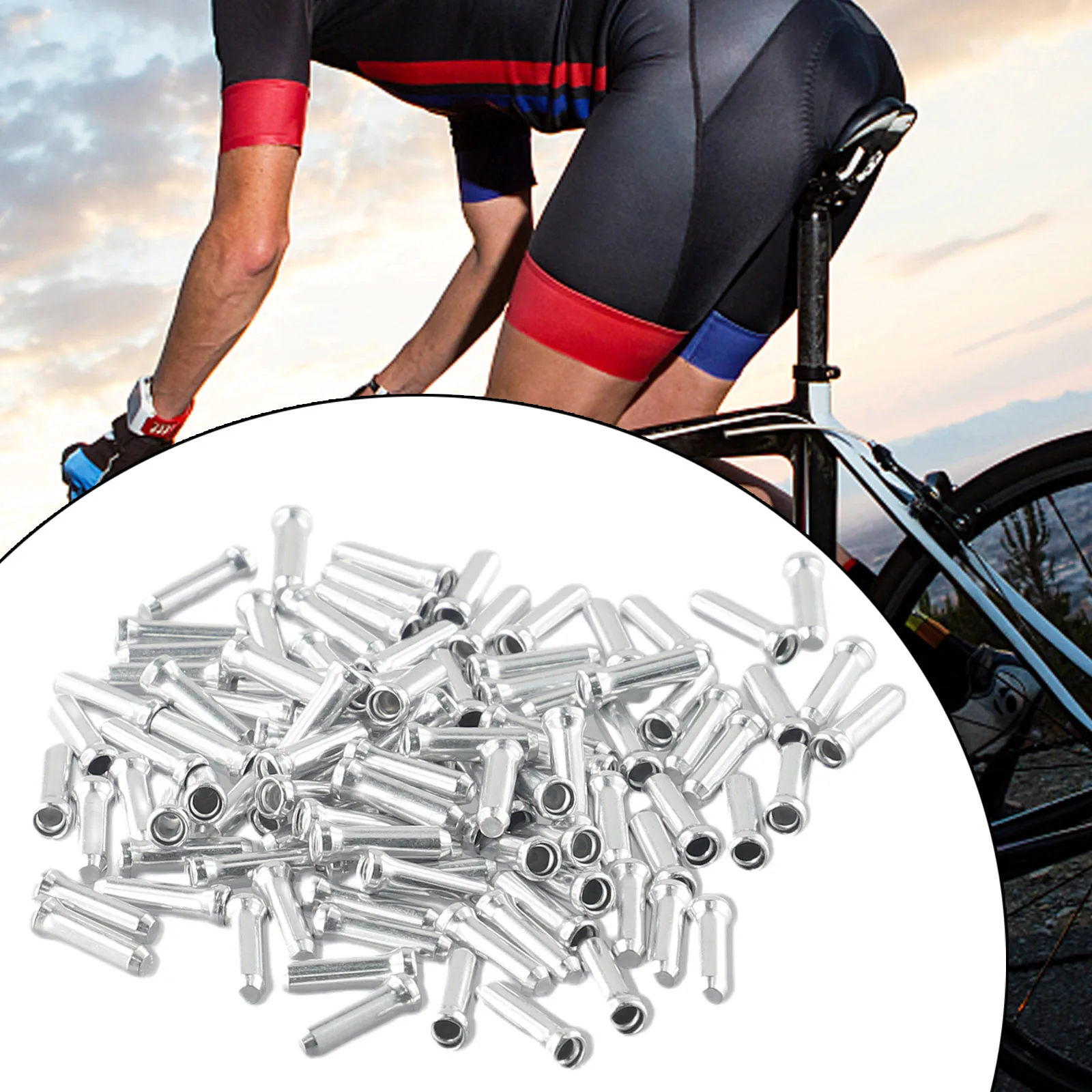 CAP CRIMPS BRAKE CABLE CRIMPS Parts Portable Replacement WIRE 100pcs BICYCLE BIKE INNER MTB Sports Accessories
CAP CRIMPS BRAKE CABLE CRIMPS Parts Portable Replacement WIRE 100pcs BICYCLE BIKE INNER MTB Sports Accessories