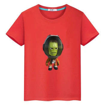 Kerball Space Programm Spiel druck T-Shirts 100% Baumwolle hochwertige lässige T-Shirts für Jungen/Mädchen lässig Kurzarm Kinder hemd