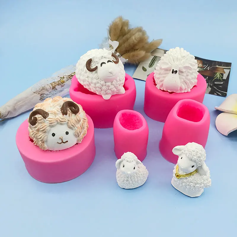 3D Cute Sheep Silicone Candle Molds Forms DIY Candle Making Handmade Soap Clay Plaster Resin Crafts Moulds Cake Decorating Tools
3D Cute Sheep Silicone Candle Molds Forms DIY Candle Making Handmade Soap Clay Plaster Resin Crafts Moulds Cake Decorating Tools