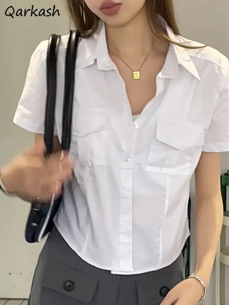 Shirts Women Sexy Summer Vintage Preppy Style Simple Streetwear Minority Aesthetic Ins Casual Girlish Clothing Daily 2023 Mujer
Shirts Women Sexy Summer Vintage Preppy Style Simple Streetwear Minority Aesthetic Ins Casual Girlish Clothing Daily 2023 Mujer