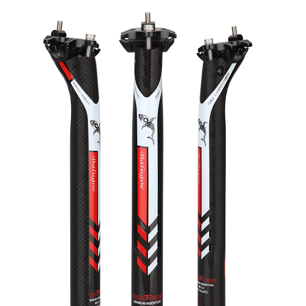 New Mountain Road Seatpost 3K Full Carbon MTB Seatpost Mountain / Road Bicycle Parts 27.2 30.8 31.6 * 350/400mm
New Mountain Road Seatpost 3K Full Carbon MTB Seatpost Mountain / Road Bicycle Parts 27.2 30.8 31.6 * 350/400mm