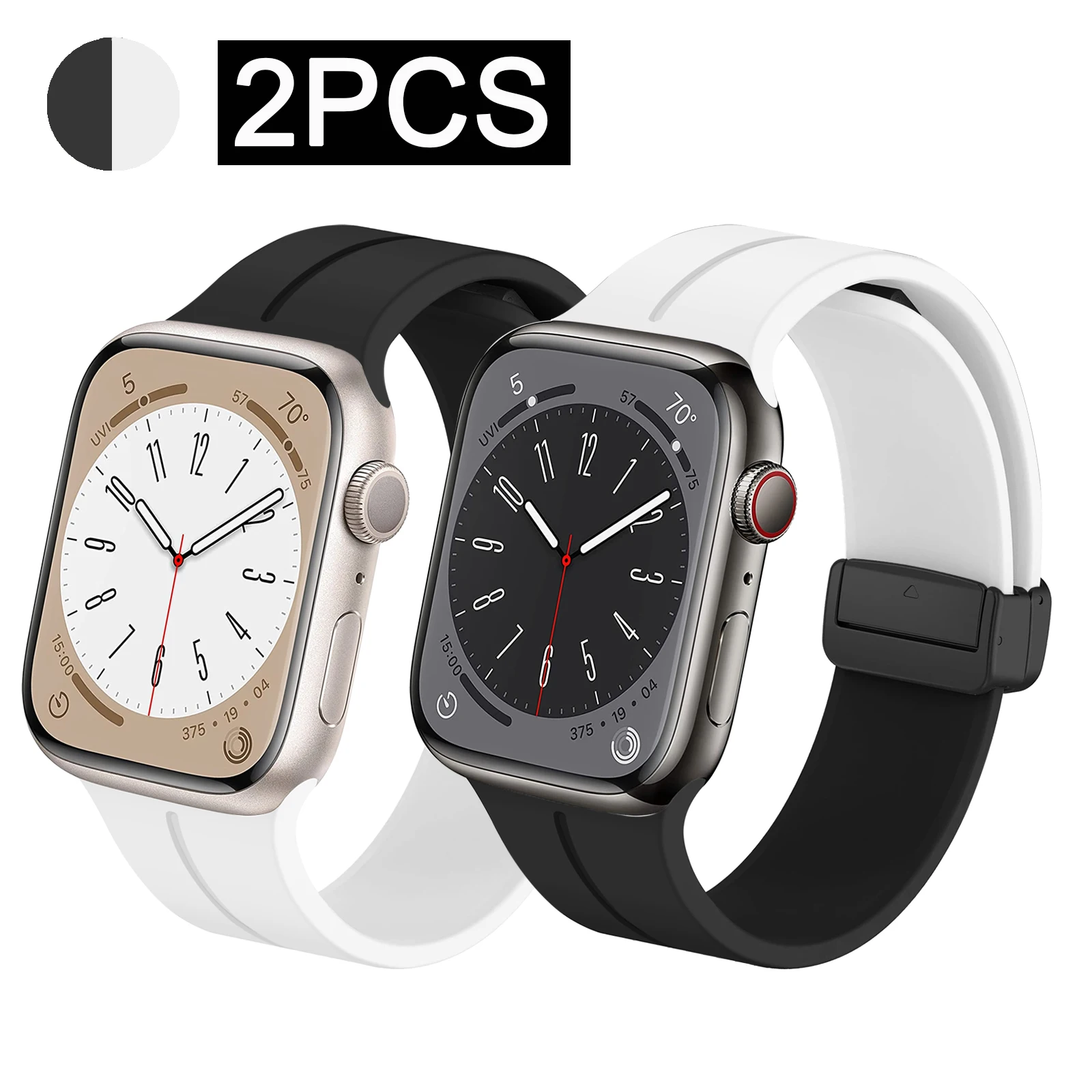 Ремешок магнитный для Apple watch band 44 мм 45 мм 49 мм 41 мм 42 38, спортивный силиконовый браслет для iWatch Series ultra 2 9 6 7 8 se 40 мм, 2 шт.
Ремешок магнитный для Apple watch band 44 мм 45 мм 49 мм 41 мм 42 38, спортивный силиконовый браслет для iWatch Series ultra 2 9 6 7 8 se 40 мм, 2 шт.