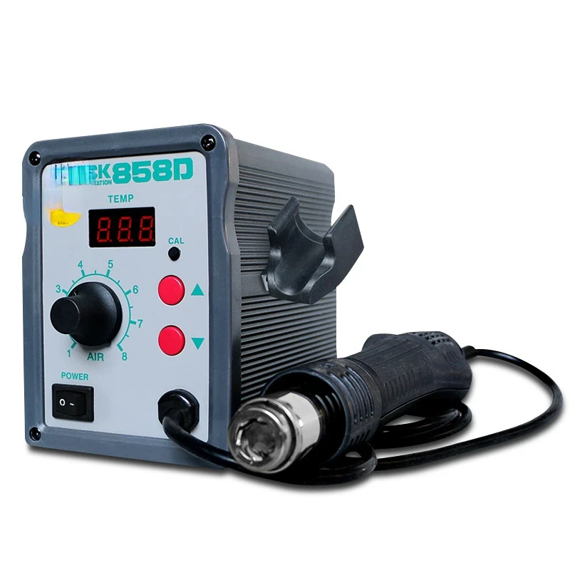 Hot Soldering Station 858D Digital Display Thermal Maintenance Soldering Station High Power Hot Air Dial-up Table 700W
Hot Soldering Station 858D Digital Display Thermal Maintenance Soldering Station High Power Hot Air Dial-up Table 700W