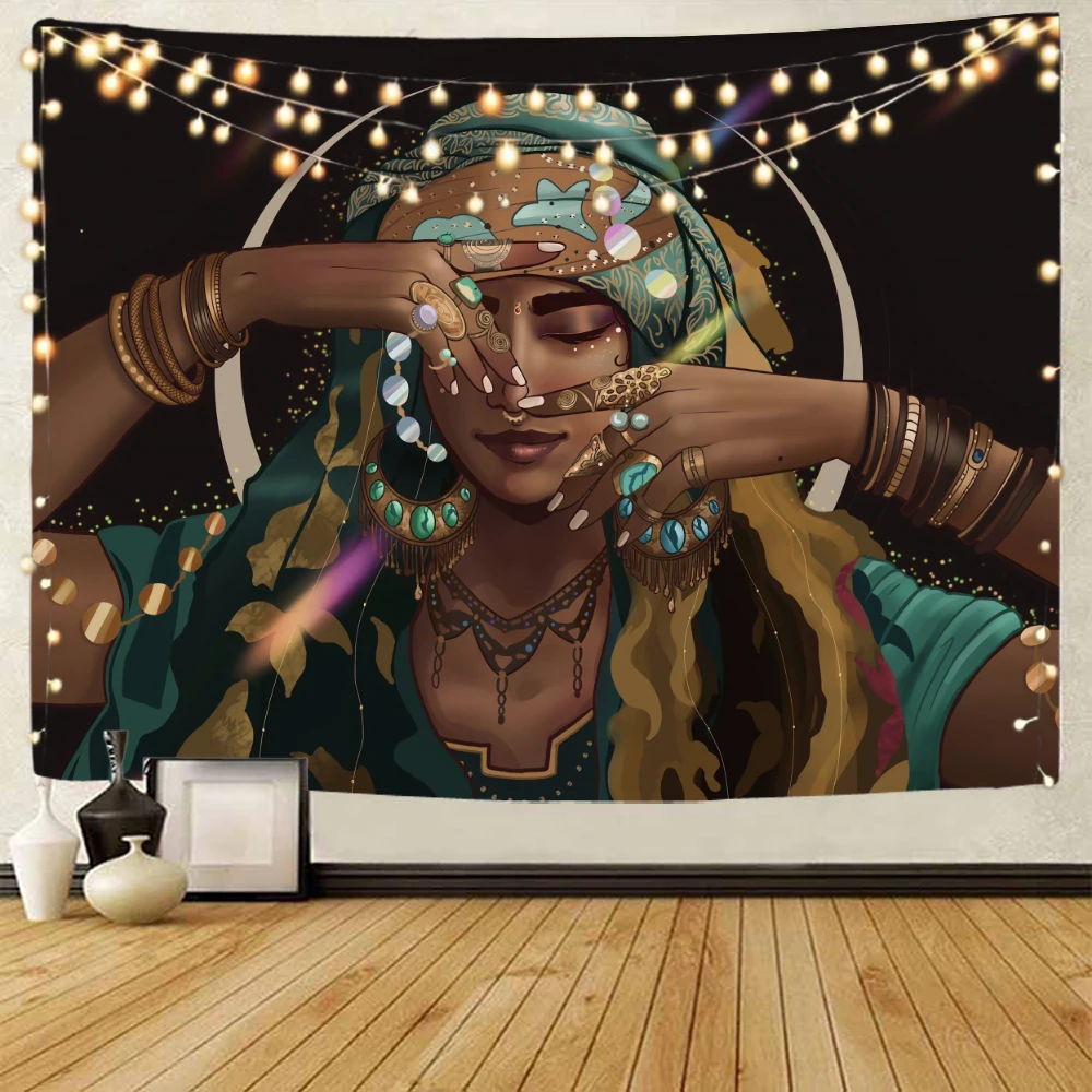 Fantasy Girl Background Decoration Tapestry Datura Bohemian Hippie Wall Decoration Tapestry Home Background Decoration
Fantasy Girl Background Decoration Tapestry Datura Bohemian Hippie Wall Decoration Tapestry Home Background Decoration