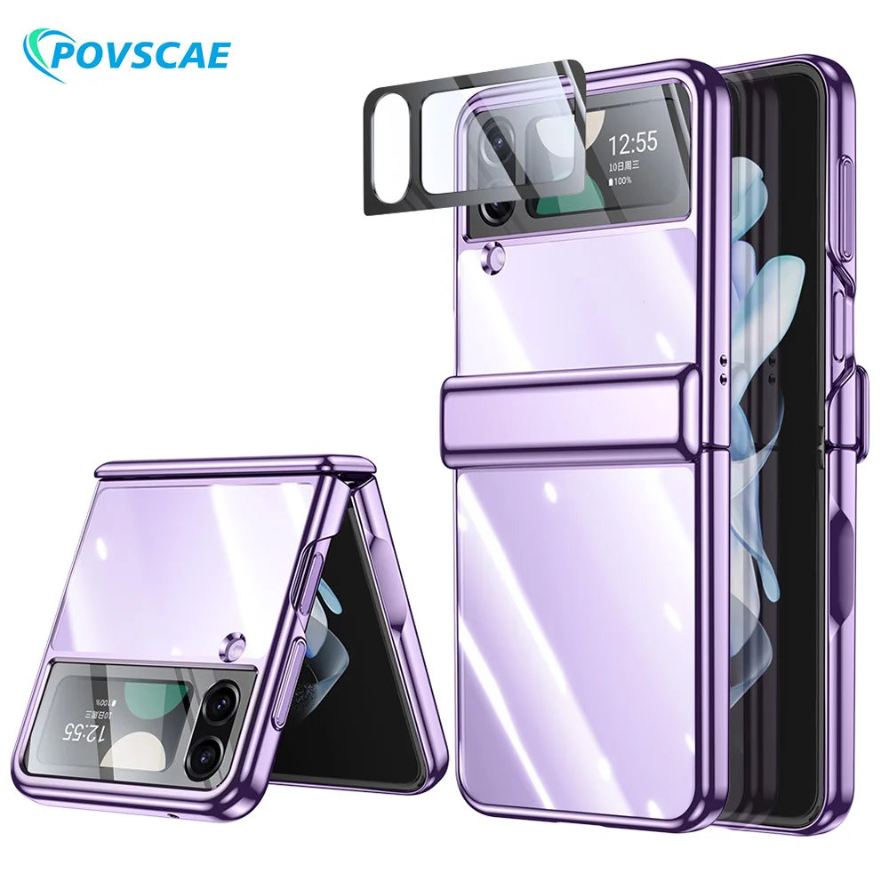 Slim Plating Case for Samsung Galaxy Z Flip 4 Hinge Protection Shockproof Transparent Clear PC Fashion Case for Galaxy Z Flip 4
Slim Plating Case for Samsung Galaxy Z Flip 4 Hinge Protection Shockproof Transparent Clear PC Fashion Case for Galaxy Z Flip 4