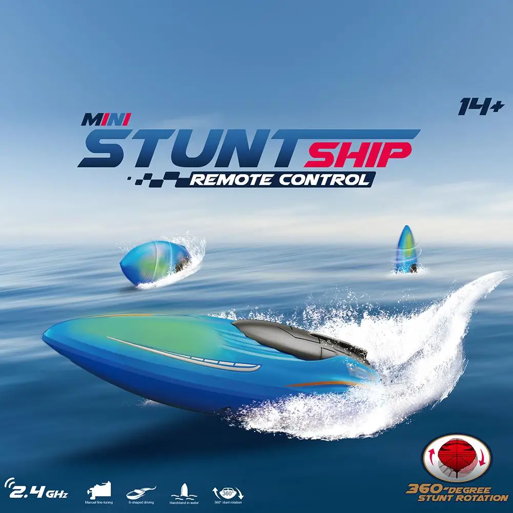 2.4g Remote Control Boat High-speed Double-sided Driving Stunt Rc Boat With Light Summer Water Speedboat Toy For Gifts
2.4g Remote Control Boat High-speed Double-sided Driving Stunt Rc Boat With Light Summer Water Speedboat Toy For Gifts