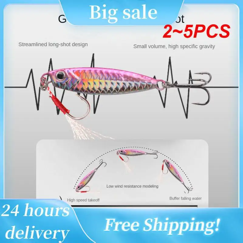 2~5PCS Metal Jig Fishing Lure Weights 10g-40g Trolling Hard Bait Bass Fishing Bait Tackle Trout Jigging Lure Jigs Saltwater
2~5PCS Metal Jig Fishing Lure Weights 10g-40g Trolling Hard Bait Bass Fishing Bait Tackle Trout Jigging Lure Jigs Saltwater