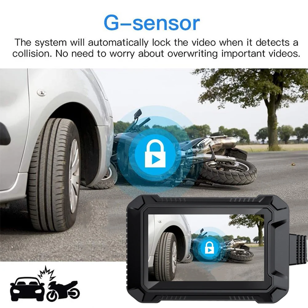 DVR Motorcycle Dash Cam Front And Rear Recording Waterproof WiFi Connection Dual Lens Loop Motorcycle Real-time
DVR Motorcycle Dash Cam Front And Rear Recording Waterproof WiFi Connection Dual Lens Loop Motorcycle Real-time