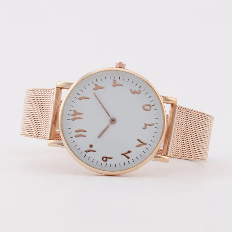 Luxury Rose Gold Mesh Belt Ladies Watch Fashion Design Arabic Watches for Women Stainless Steel Quartz Wristwatch Clock Montre
Luxury Rose Gold Mesh Belt Ladies Watch Fashion Design Arabic Watches for Women Stainless Steel Quartz Wristwatch Clock Montre