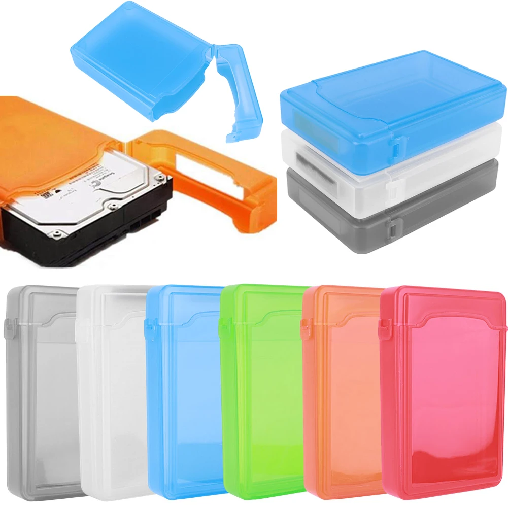 

3.5 inch IDE SATA HDD Hard Disk Drive Protection Storage Box Protective Cover Dustproof External Hard Drive Disk Case Cover