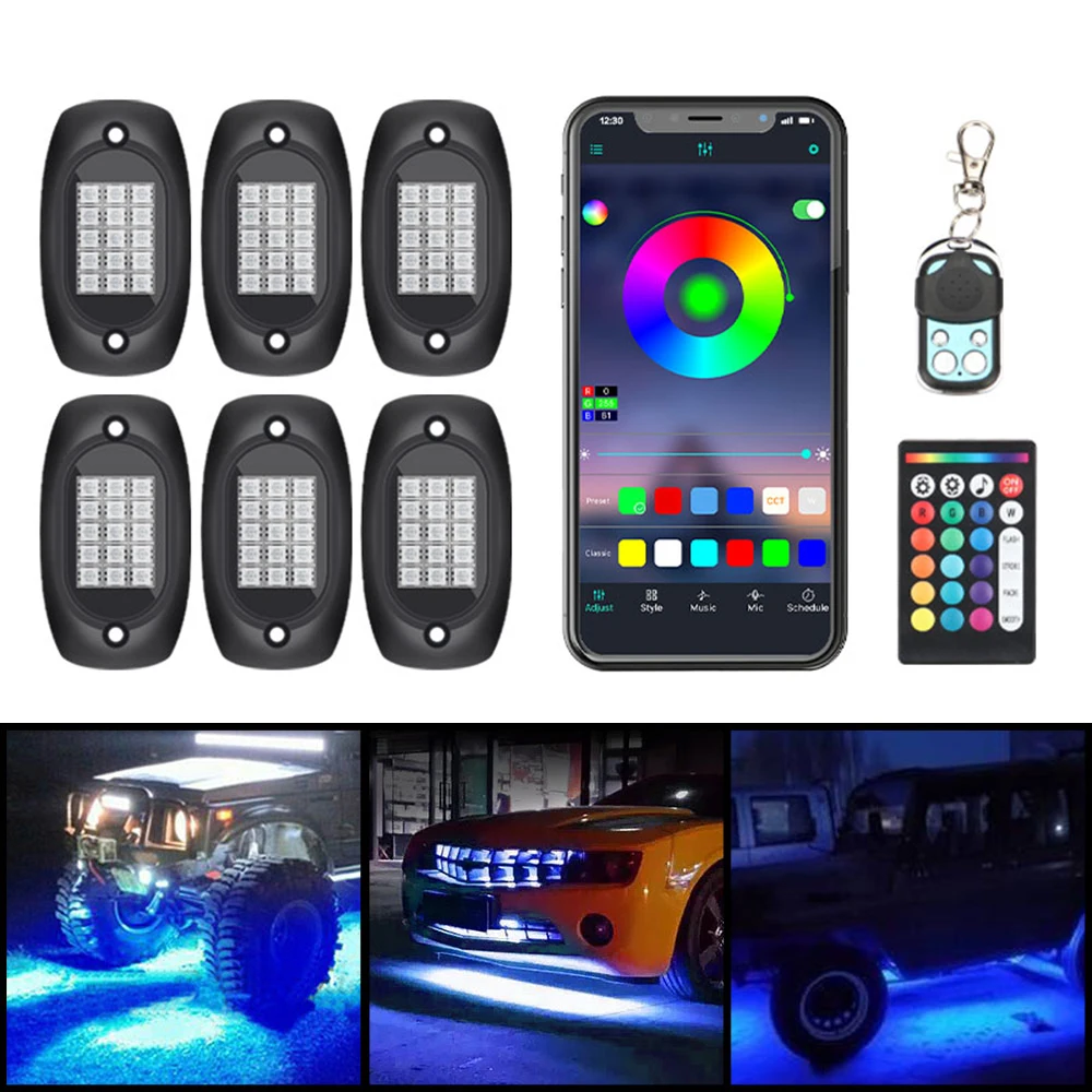 8in1 RGB LED Car Chassis Light decoration acrylic strip lamp interior light strip Neon Atmosphere Light Waterproof APP Control
8in1 RGB LED Car Chassis Light decoration acrylic strip lamp interior light strip Neon Atmosphere Light Waterproof APP Control