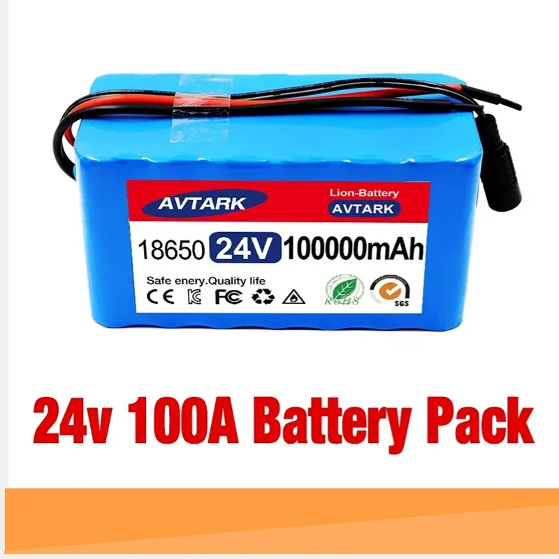24V 100000mAh 7S3P 18650 Lithium Battery 24V Lithium Battery Wheelchair Battery 7s3p Battery Pack 24v for Electric Bicycle
24V 100000mAh 7S3P 18650 Lithium Battery 24V Lithium Battery Wheelchair Battery 7s3p Battery Pack 24v for Electric Bicycle