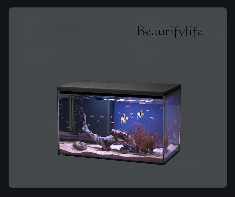 Smart Fish Tank Living Room Small Medium Household Ecological Super White Glass Lazy Landscape Aquarium
Smart Fish Tank Living Room Small Medium Household Ecological Super White Glass Lazy Landscape Aquarium