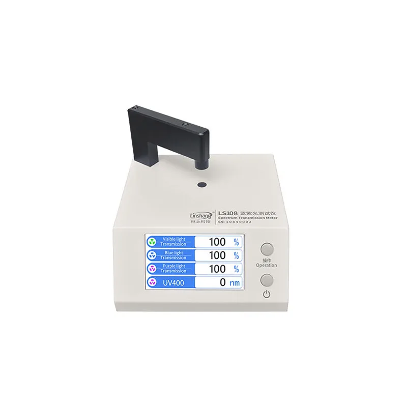 LS108 Spectrum Lens Transmission Meter (2nd) for Anti-blue Eyeglasses with UV400 VLT Blue & Violet Light Transmission Tester
LS108 Spectrum Lens Transmission Meter (2nd) for Anti-blue Eyeglasses with UV400 VLT Blue & Violet Light Transmission Tester